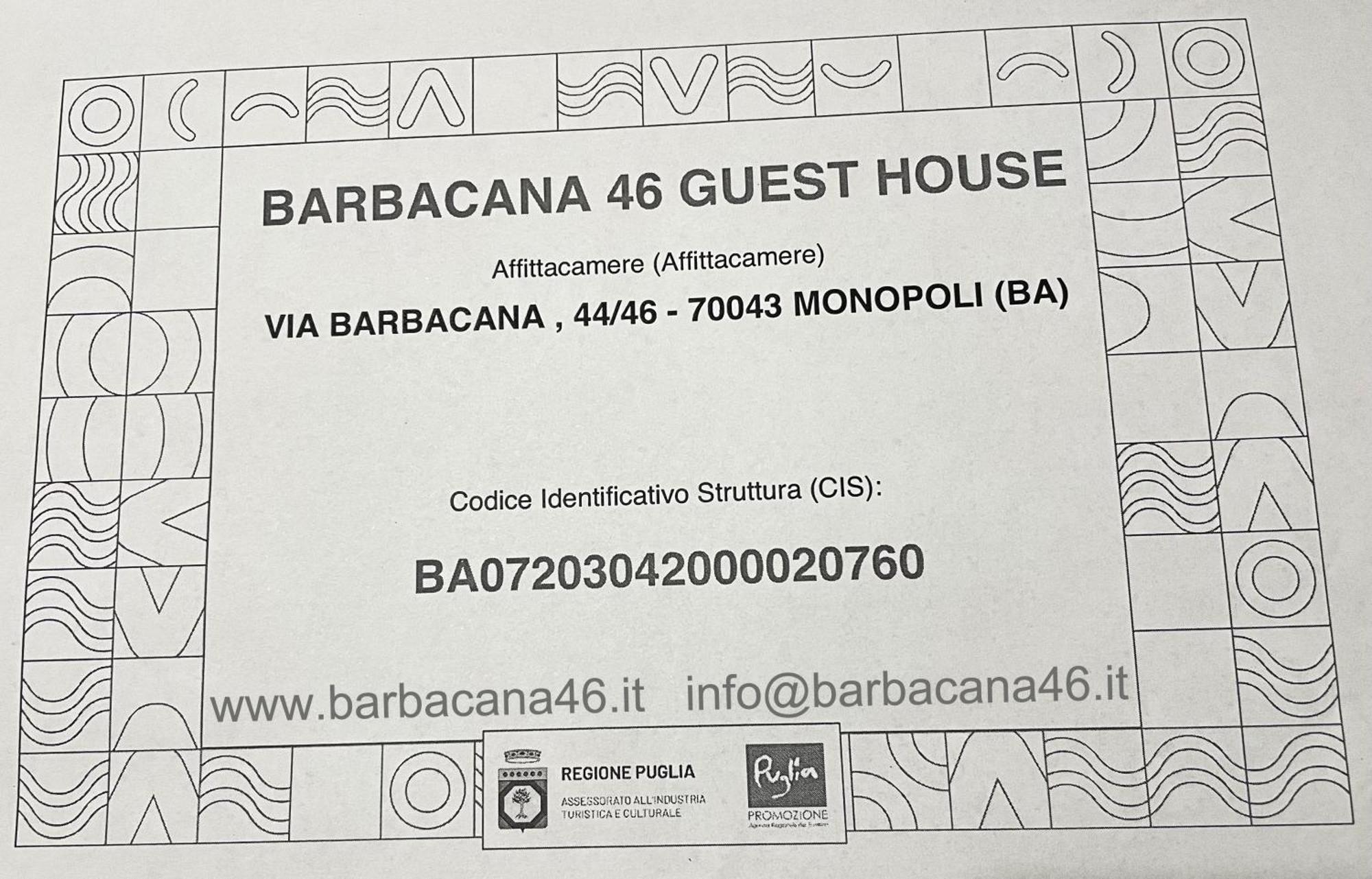 Barbacana46 Guest House Monopoli Exterior foto